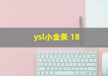 ysl小金条 18